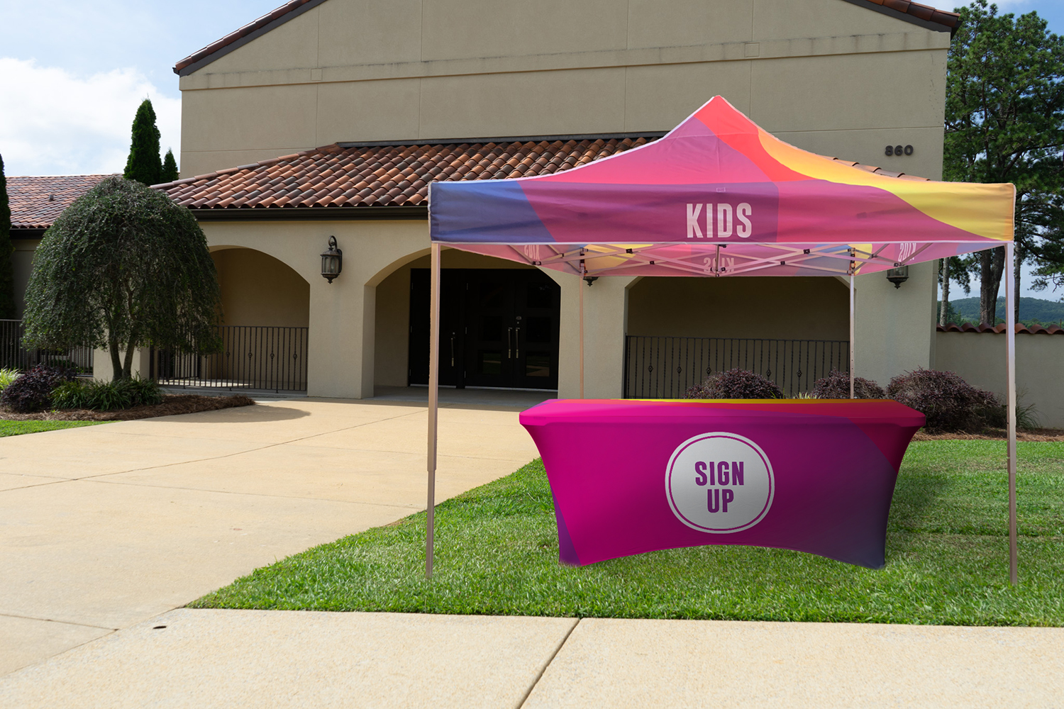 Pop Up Canopy Tents, Kids/Youth, Blue Kids 2