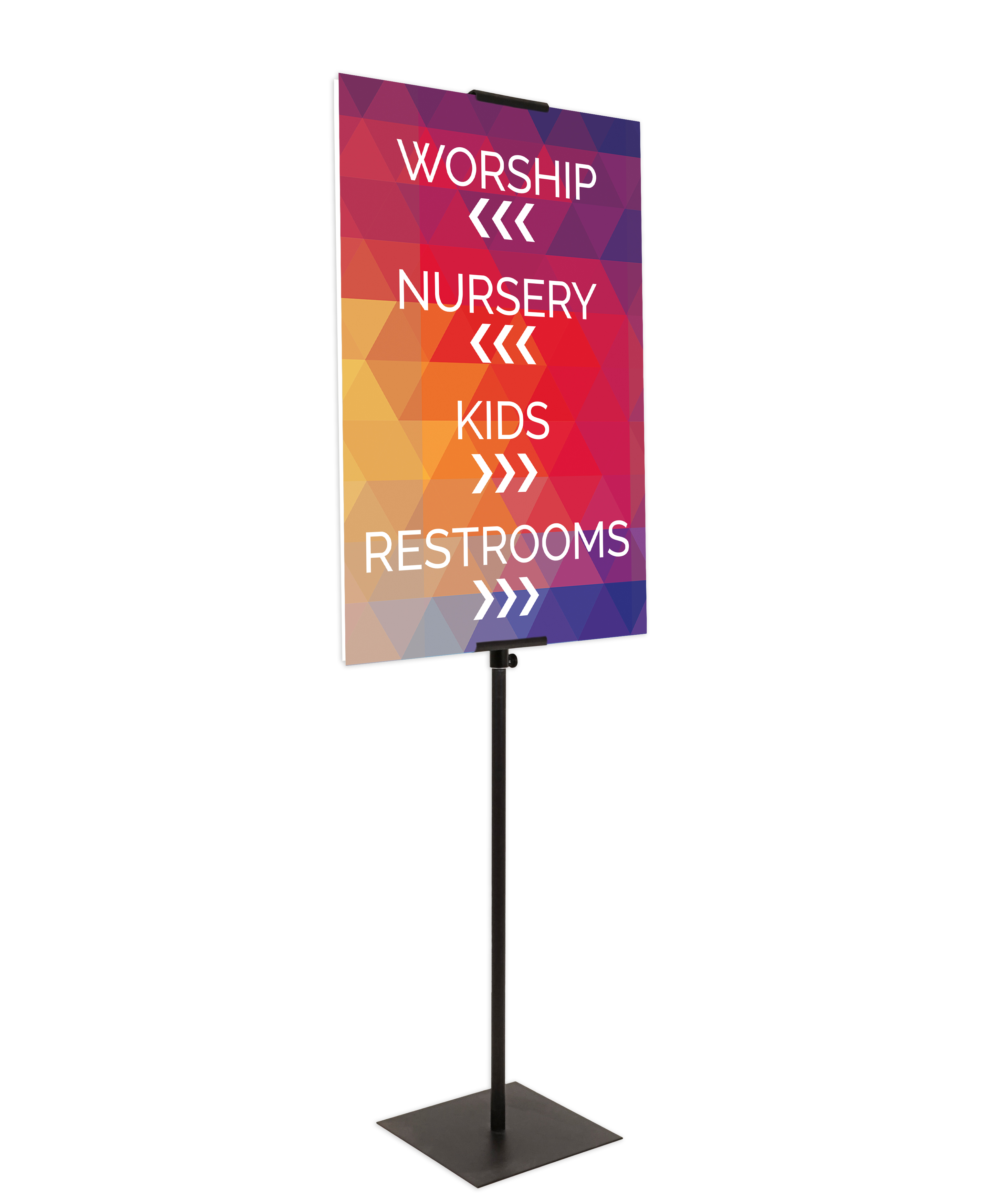 Rigid Signs, Curved Colors Products, Curved Colors Elementary, 23 x 11.5 3