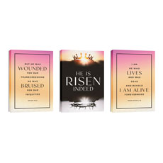 Risen Indeed Crowns Triptych 