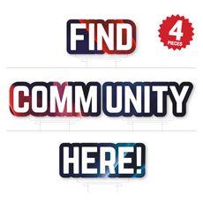 Find Community Here Set 