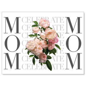 Celebrate Mom Flowers Jumbo Banners