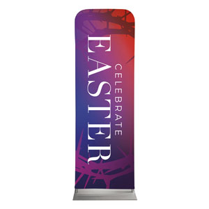 Celebrate Easter Crown 2' x 6' Sleeve Banner