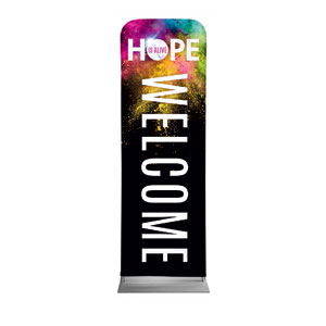 Hope Is Alive Powder 2' x 6' Sleeve Banner