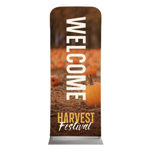 Harvest Festival Pumpkins 2'7" x 6'7" Sleeve Banners