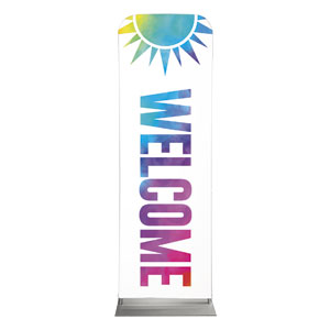 Join Us Summer Watercolor 2' x 6' Sleeve Banner