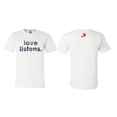 Alpha Love Listens T-Shirt Small 