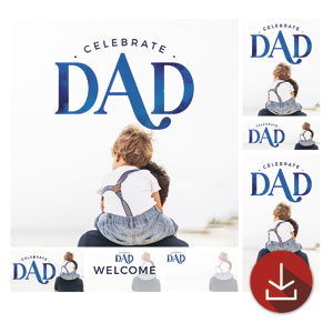 Celebrate Dad Son Church Graphic Bundles