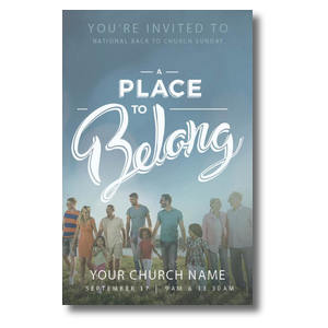 Back to Church Sunday: A Place to Belong 4/4 ImpactCards