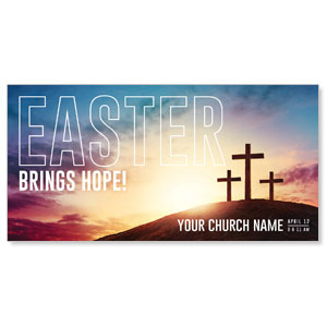 Easter Hope Outline 11" x 5.5" Oversized Postcards