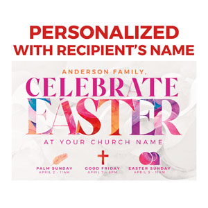 Celebrate Easter Colors Personalized IC