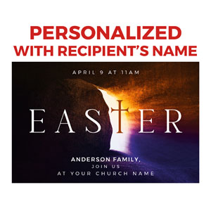Easter Open Tomb Personalized IC