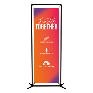 Easter Together Hues 2' x 6' Banner