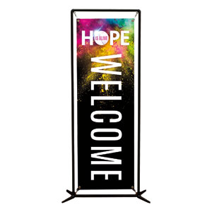 Hope Is Alive Powder 2' x 6' Banner