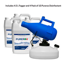 4.5L Fogger and 4 Gal Purerox Covid-19 Disinfectant Kit 
