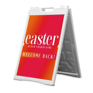 Easter Welcome Back 2' x 3' Street Sign Banners