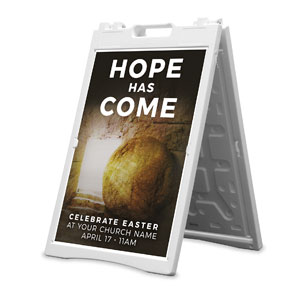 Hope Has Come Tomb 2' x 3' Street Sign Banners
