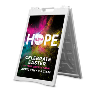 Hope Is Alive Powder 2' x 3' Street Sign Banners