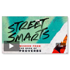 Street Smarts Book of Proverbs Invite 